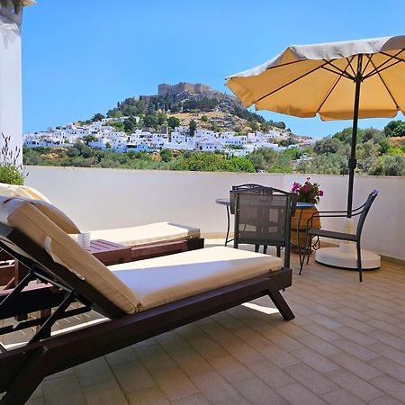 Galini View Apartments Lindos エクステリア 写真