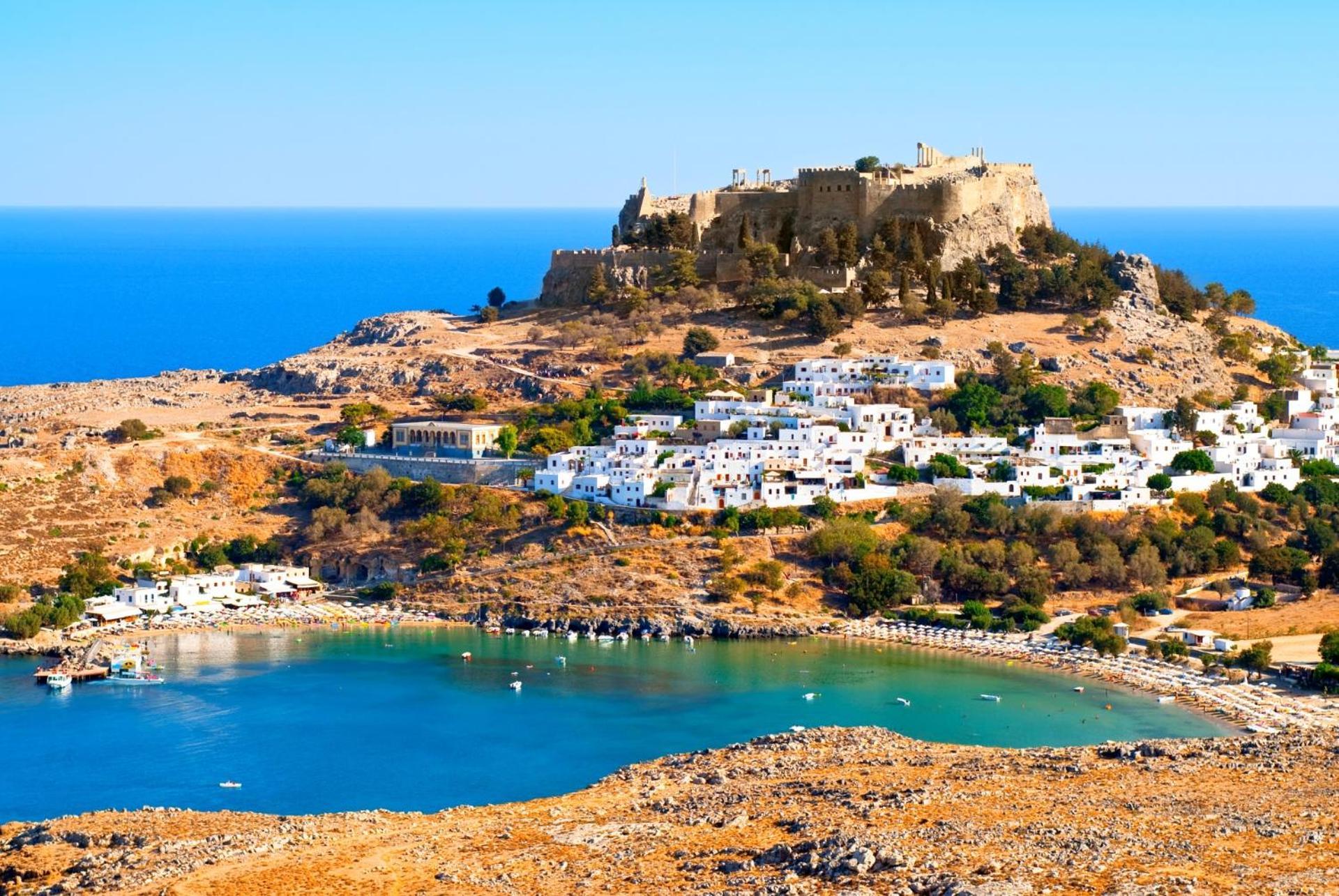 Galini View Apartments Lindos エクステリア 写真