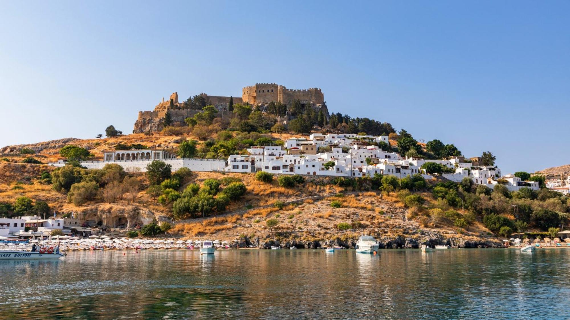 Galini View Apartments Lindos エクステリア 写真