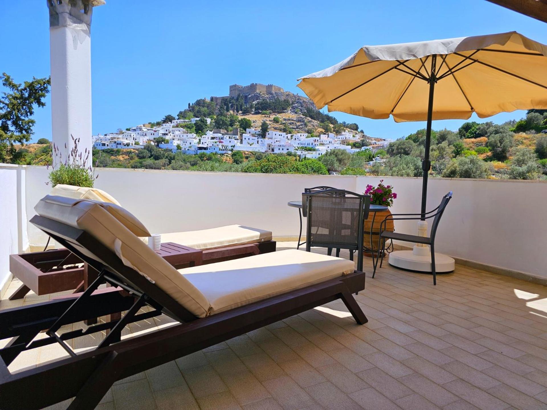 Galini View Apartments Lindos エクステリア 写真
