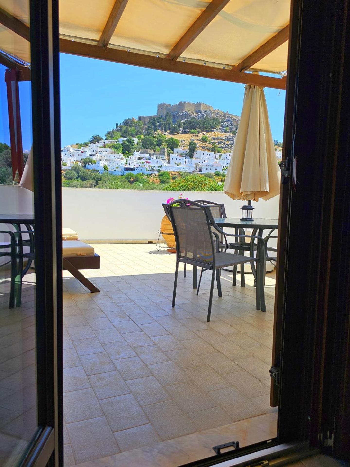 Galini View Apartments Lindos エクステリア 写真