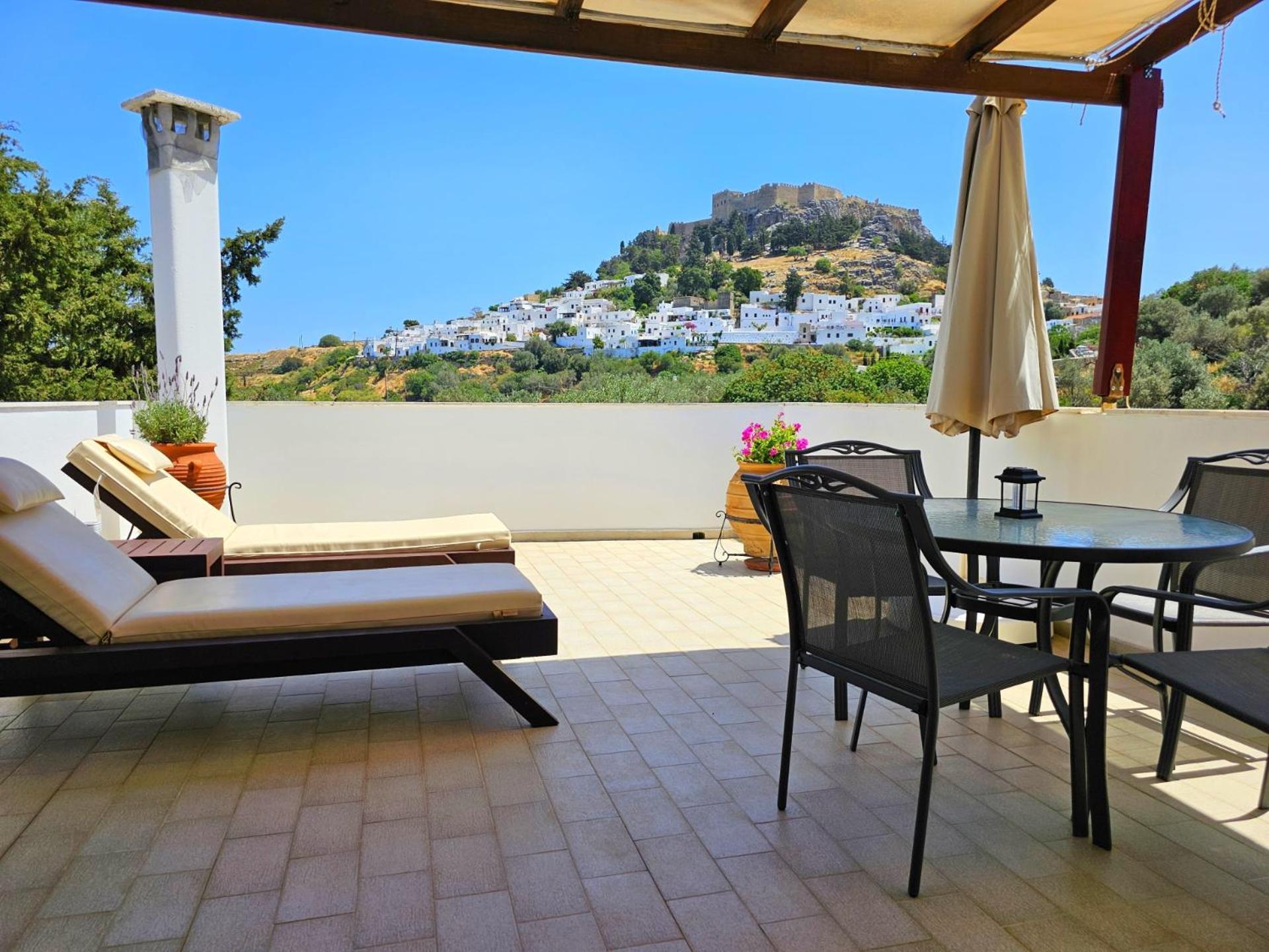Galini View Apartments Lindos エクステリア 写真