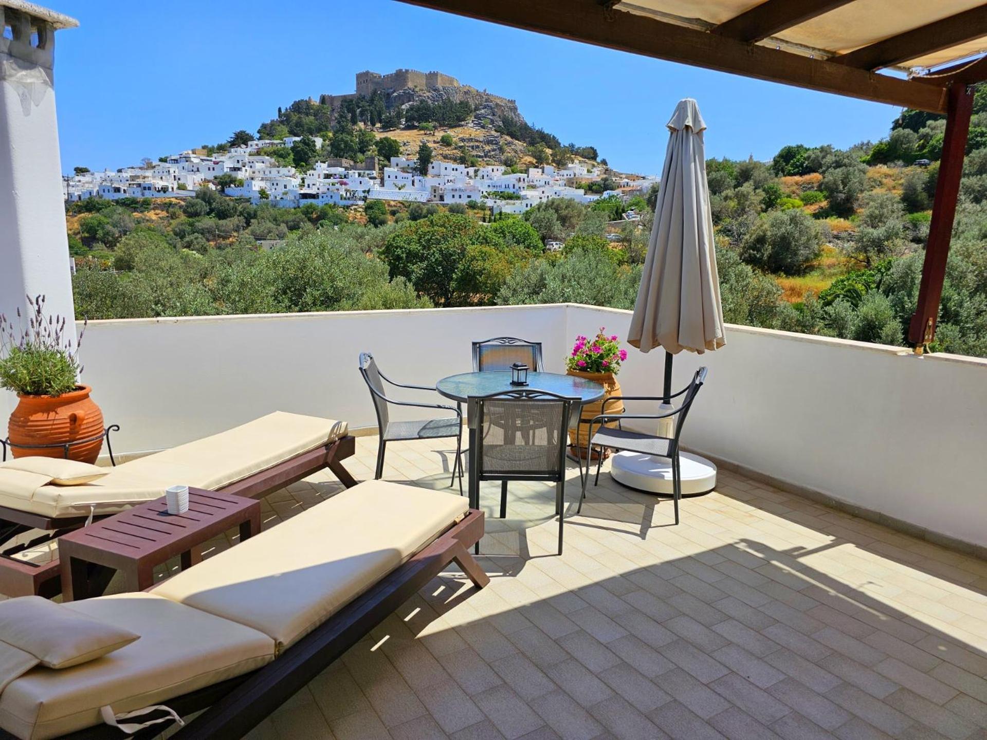Galini View Apartments Lindos エクステリア 写真