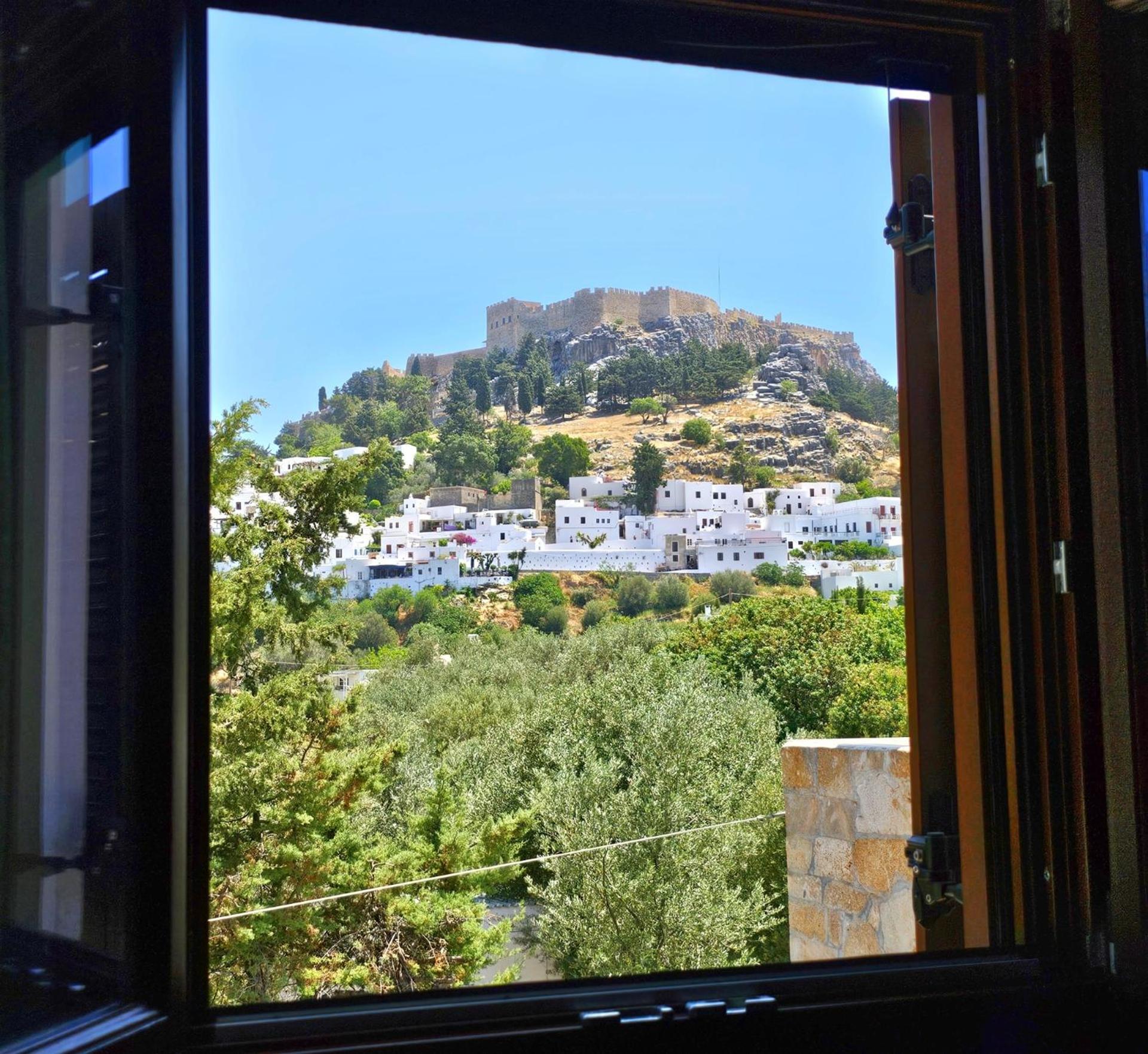 Galini View Apartments Lindos エクステリア 写真