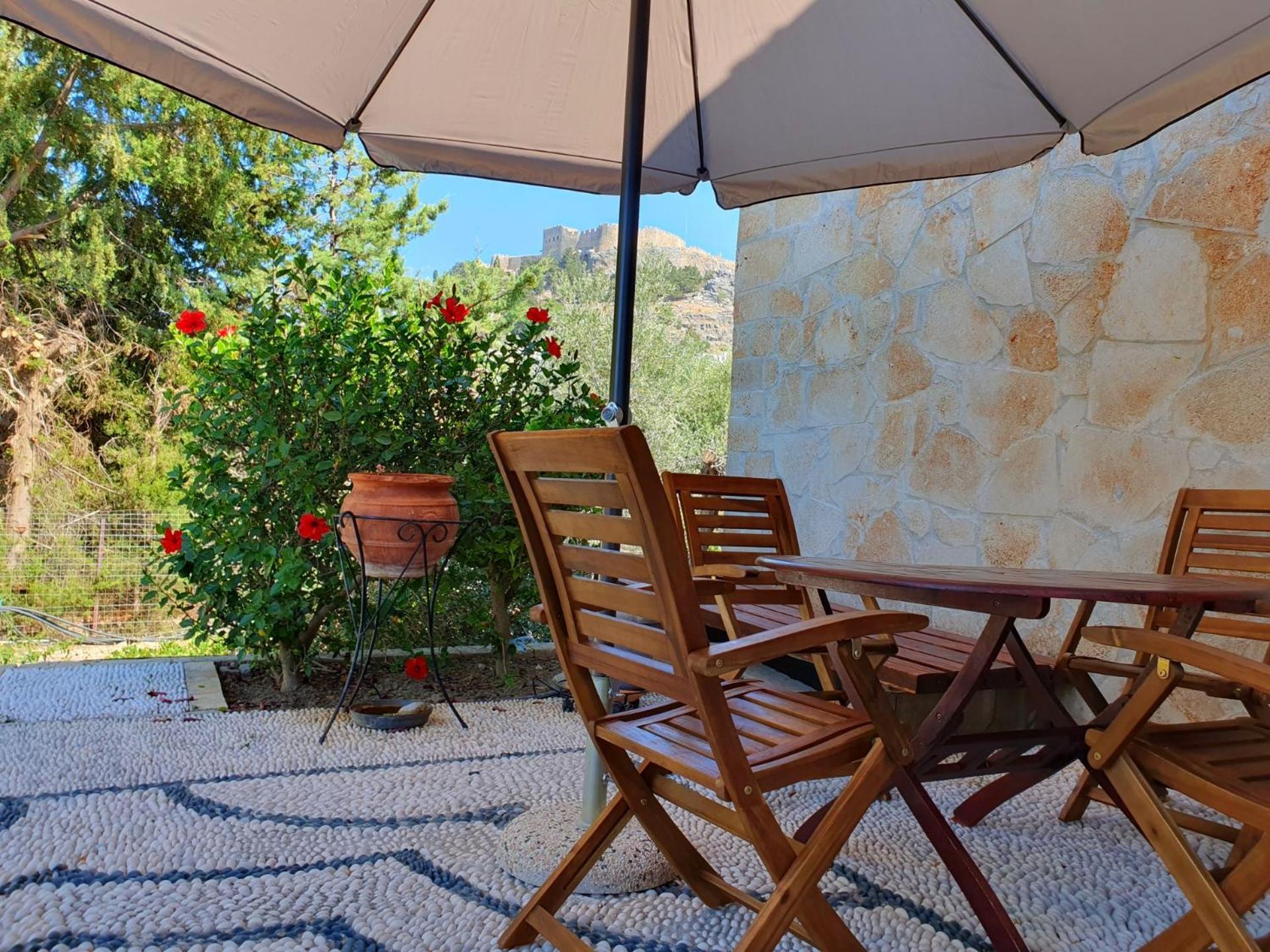 Galini View Apartments Lindos エクステリア 写真