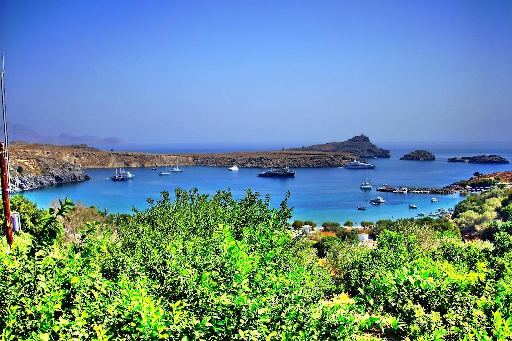 Galini View Apartments Lindos エクステリア 写真