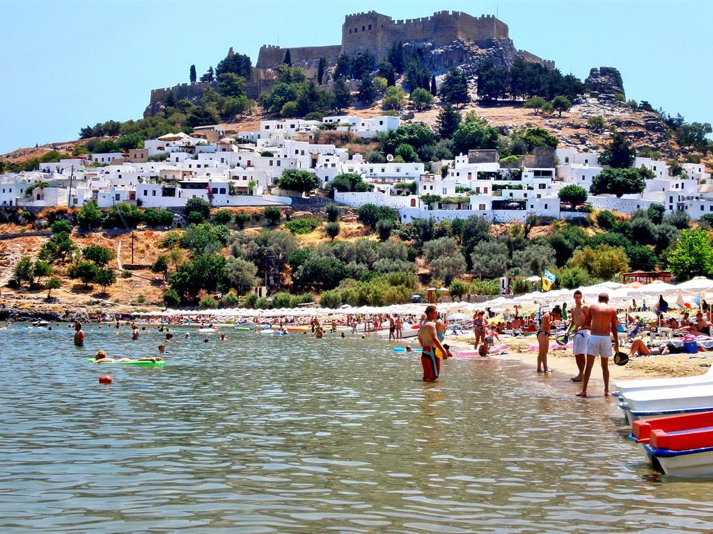 Galini View Apartments Lindos エクステリア 写真