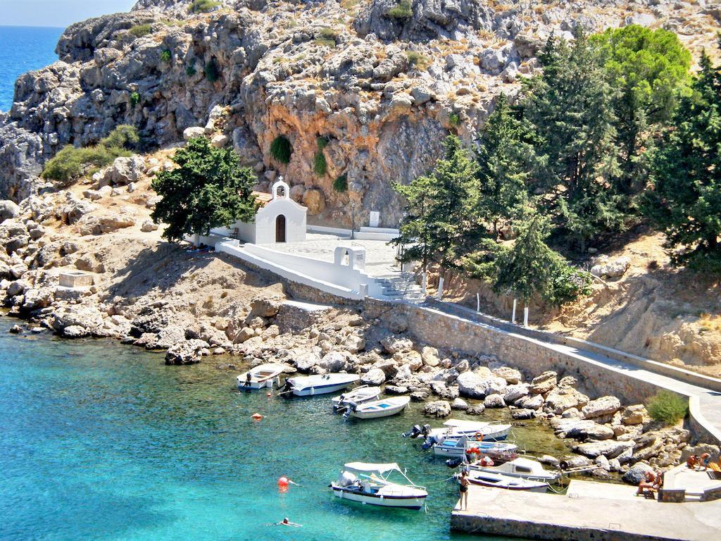 Galini View Apartments Lindos エクステリア 写真